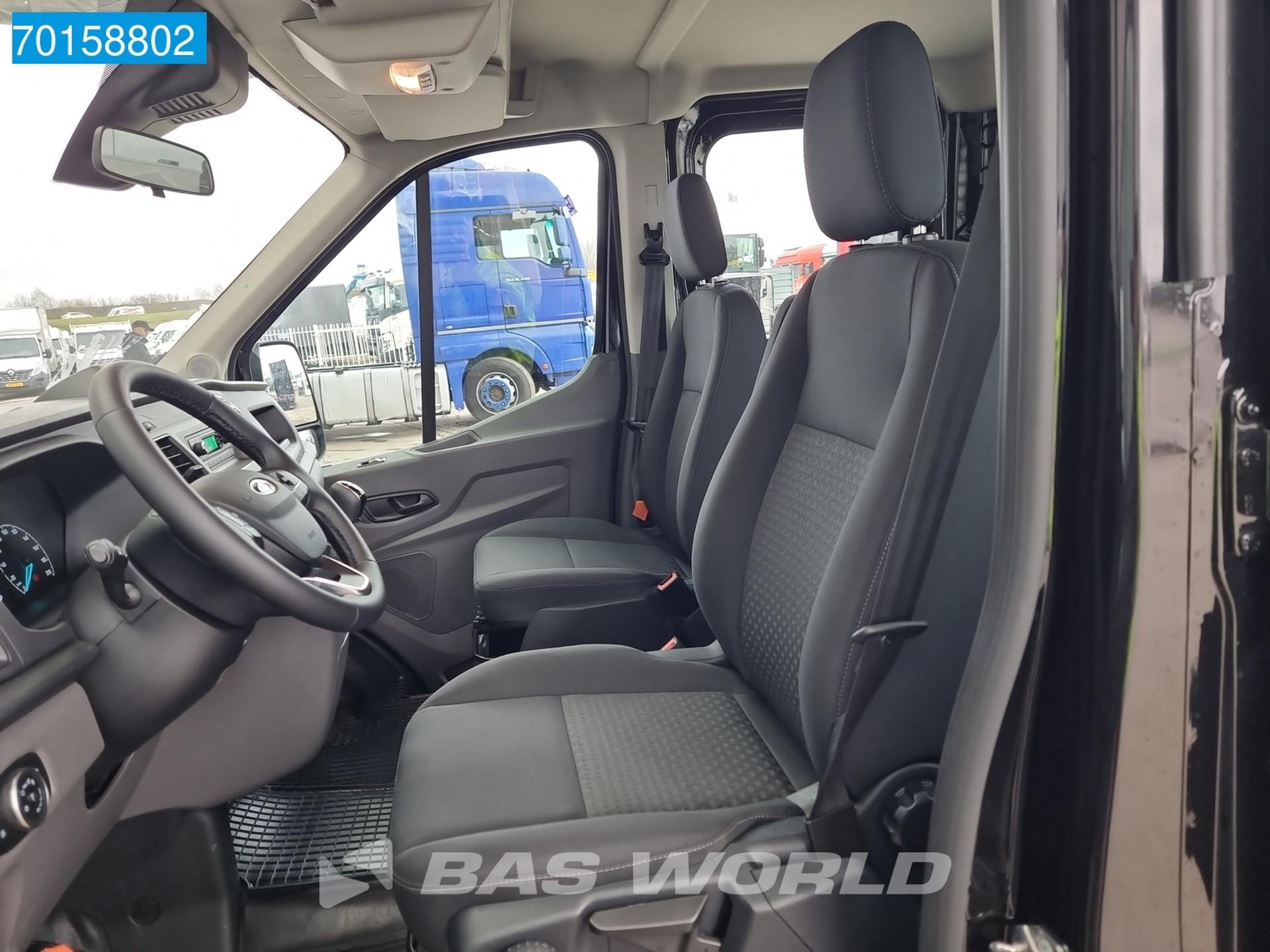 Foto 10 van Ford Transit 170pk Open laadbak Dubbellucht Dubbel Cabine 3500kg trekhaak Airco Cruise Pritsche Airco Dubbel cabine Trekhaak Cruise control