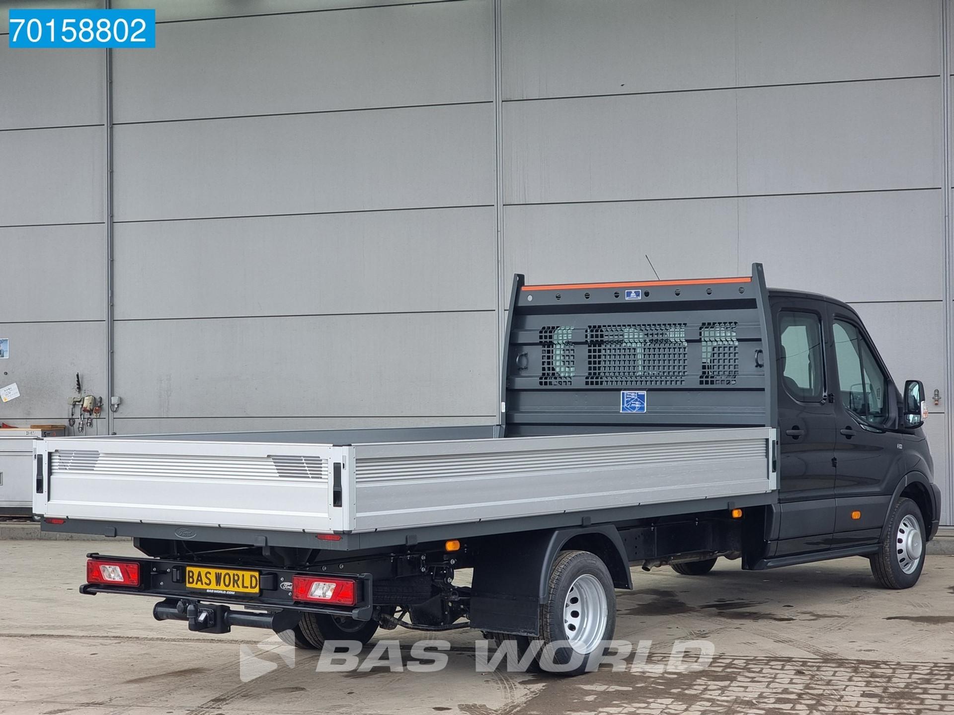 Foto 5 van Ford Transit 170pk Open laadbak Dubbellucht Dubbel Cabine 3500kg trekhaak Airco Cruise Pritsche Airco Dubbel cabine Trekhaak Cruise control