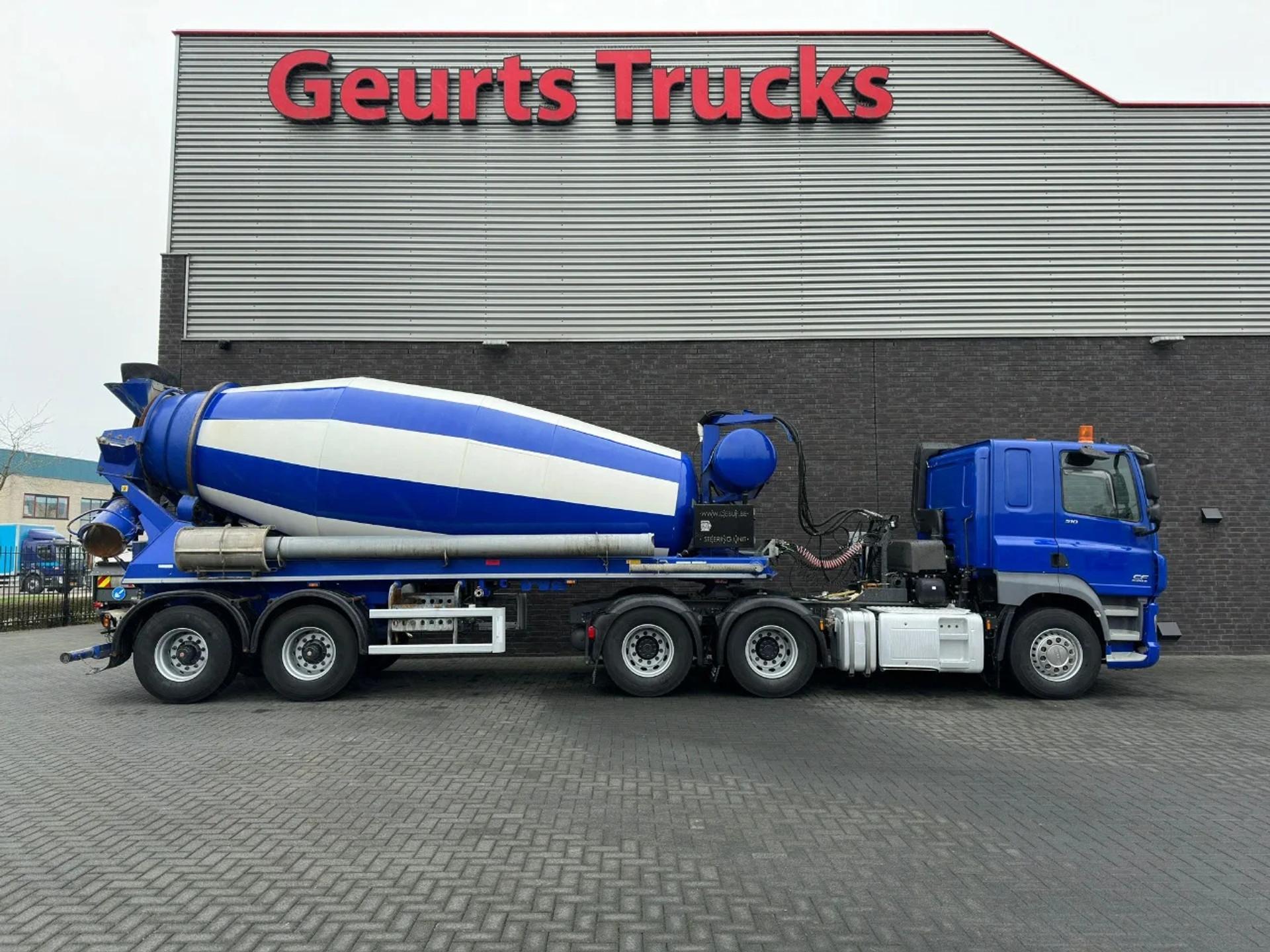 Foto 4 van DAF CF 510 6X4 + DE BUF ST2 2-ASSIGE 10M3 CONCRETE MIXER/MISCHER/MIXER