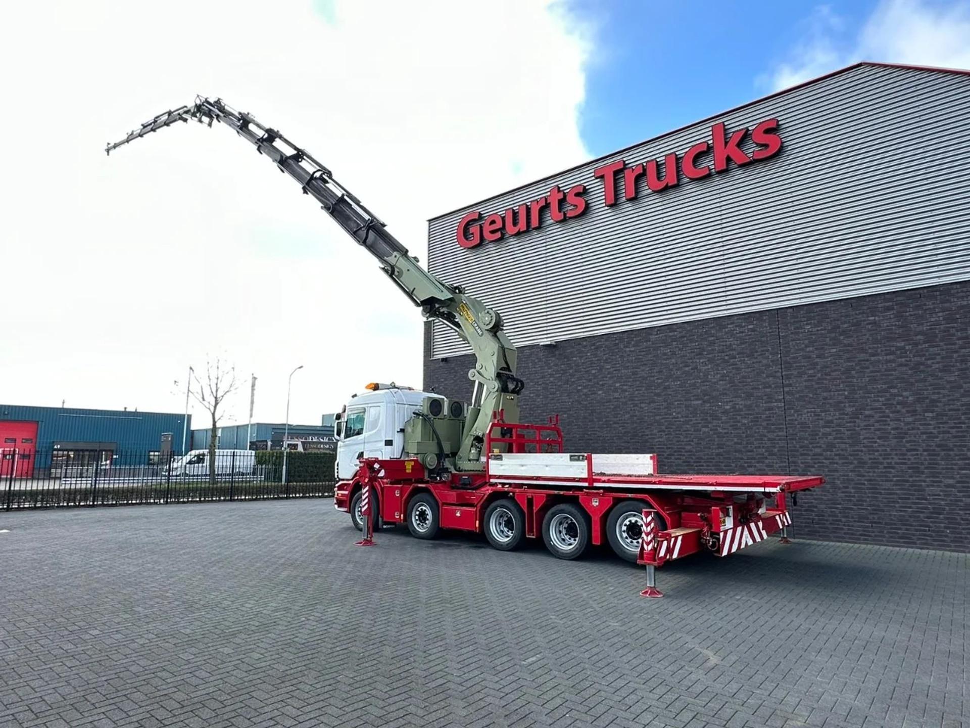 Foto 6 van Scania R480 10X4 TREKKER-BAKWAGEN COMBI + PALFINGER PK 150002 G + JIB PJ170 E KRAAN/KRAN/CRANE/GRUA