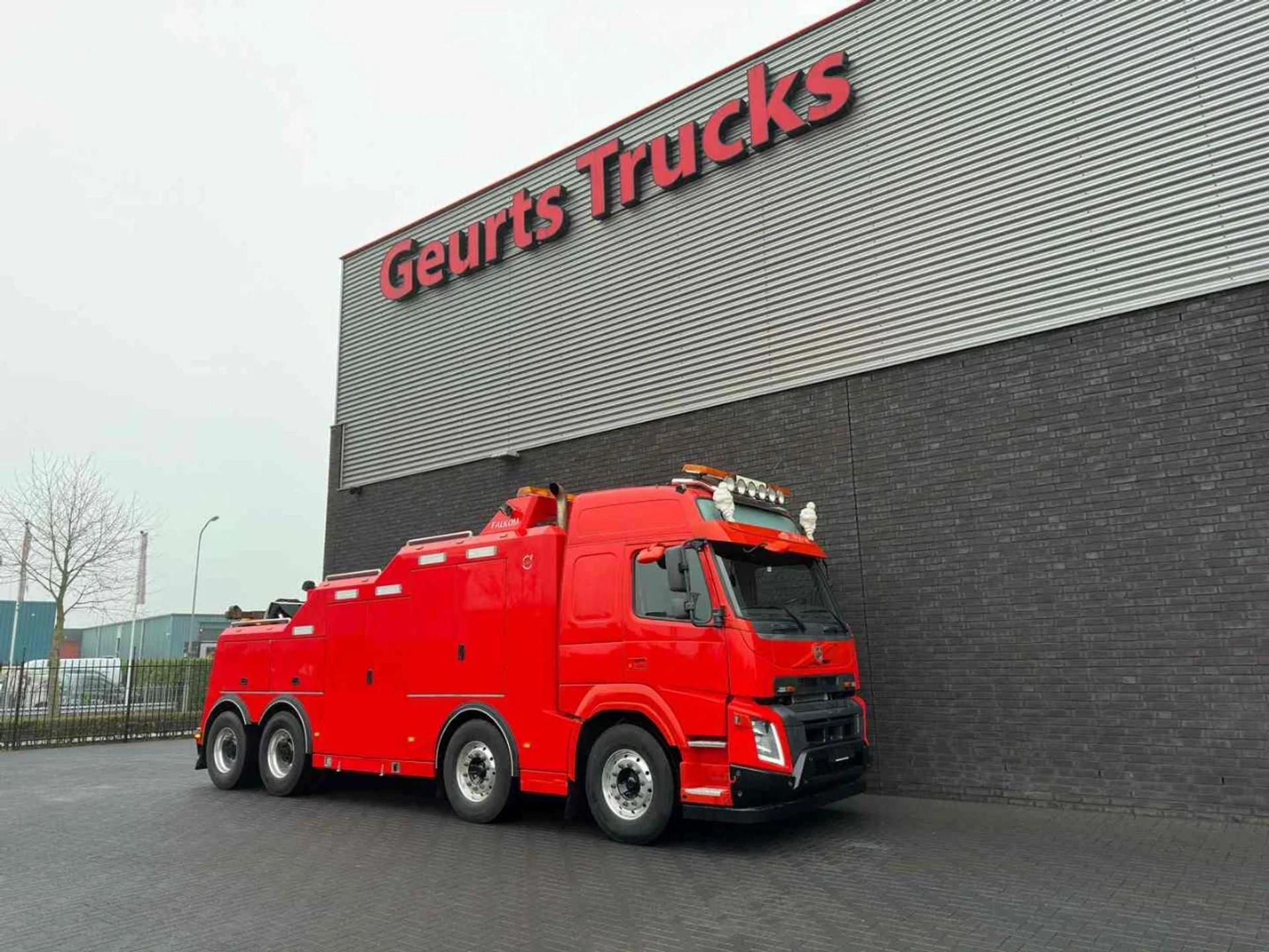 Foto 6 van Volvo FMX 540 8X4 + FALKOM FAW 25000 BERGINGSWAGEN/ABSCHLEPPWAGEN/RECOVERY TRUCK/DEPPANNAGE