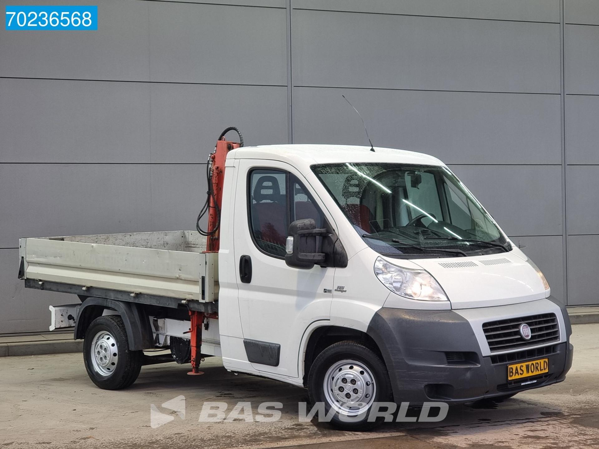 Foto 8 van Fiat Ducato 115PK Open laadbak met Kraan HMF202T2 Kranwagen Trekhaak Pickup Kraanwagen Trekhaak