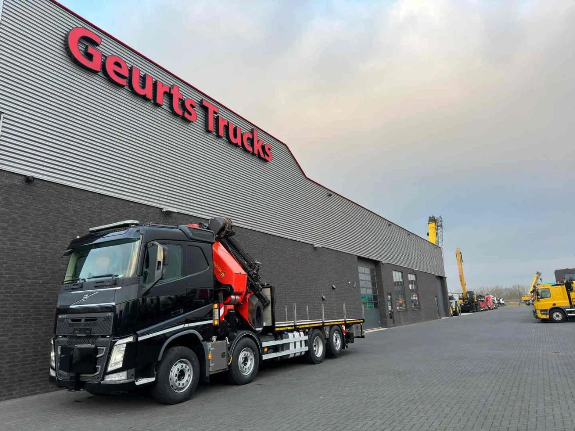 Foto 9 van Volvo FH 500 8X2 + PALFINGER PK 110002-SH G + JIB PJ 125 E KRAAN/KRAN/CRANE/GRUA