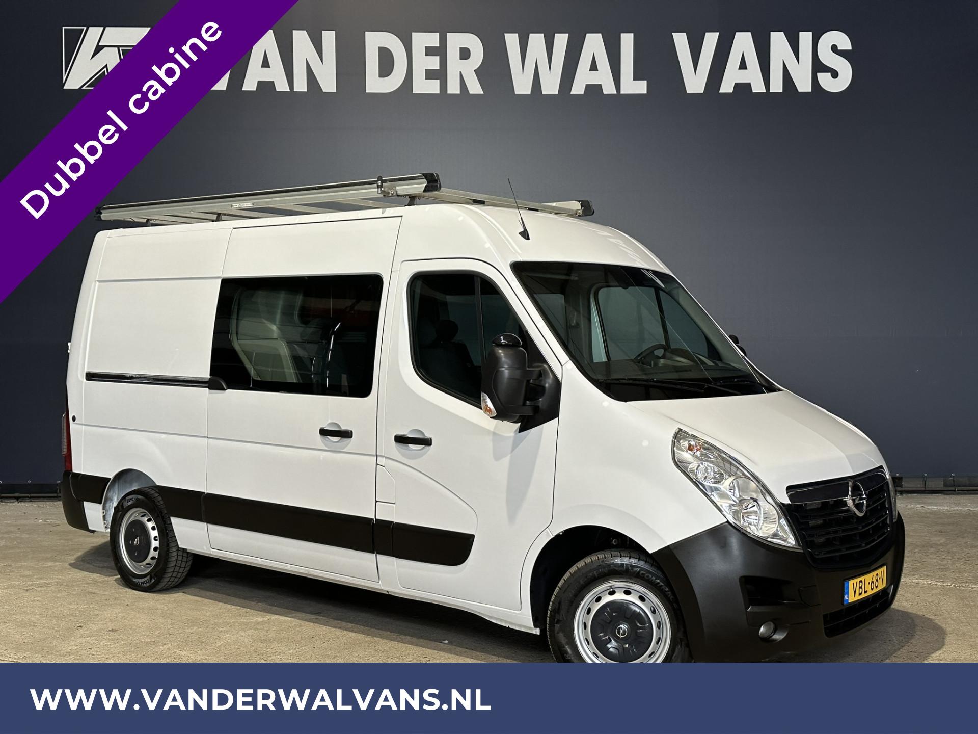 Foto 1 van Opel Movano 2.3 Turbo 145pk L2H2 Dubbele cabine Euro6 Airco | Imperiaal | Omvormer | 2500kg Trekhaak