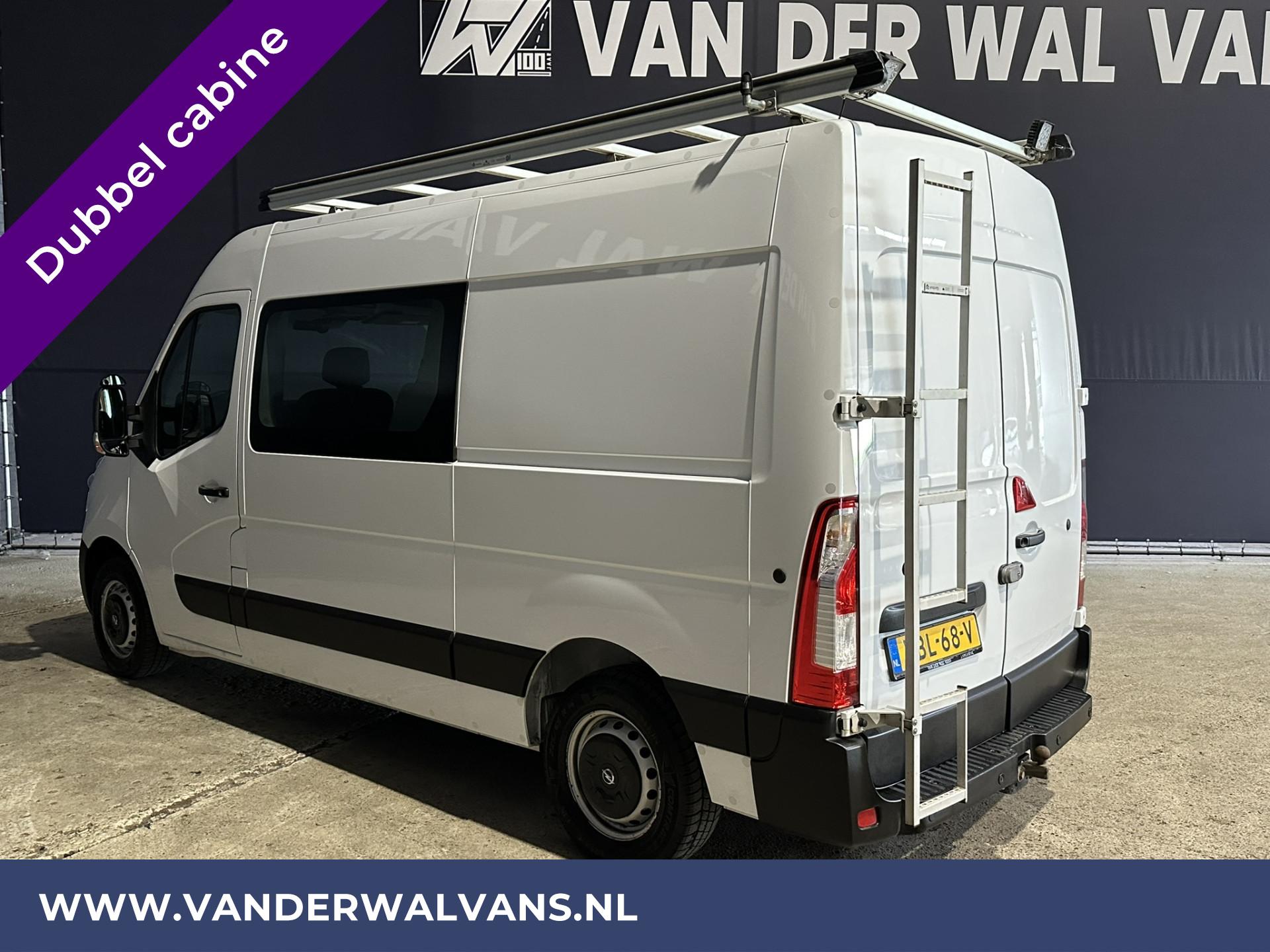 Foto 7 van Opel Movano 2.3 Turbo 145pk L2H2 Dubbele cabine Euro6 Airco | Imperiaal | Omvormer | 2500kg Trekhaak