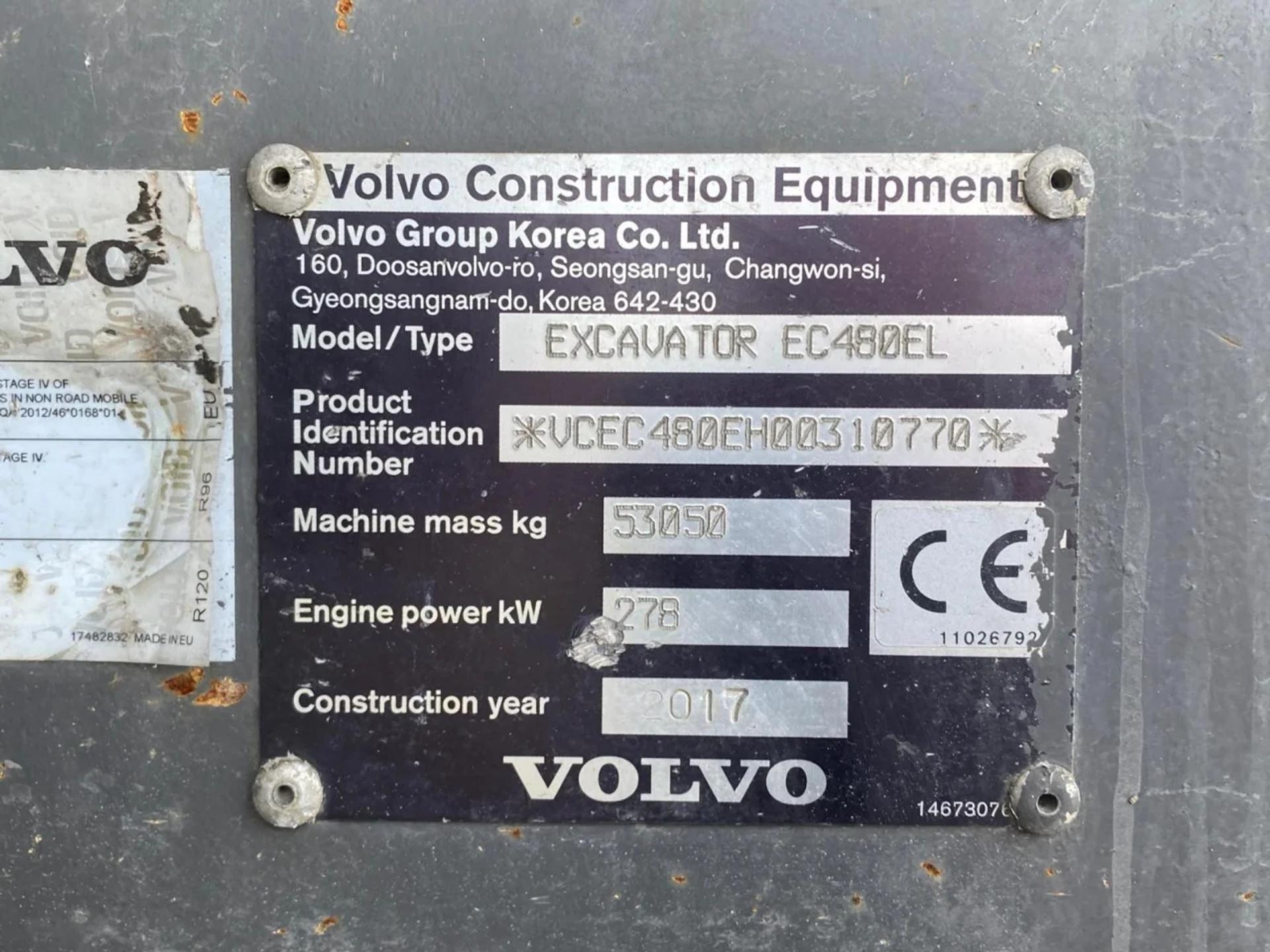 Foto 19 van Volvo EC 480 E L | EL | HYDR QUICK COUPLER | BUCKET | AIRCO