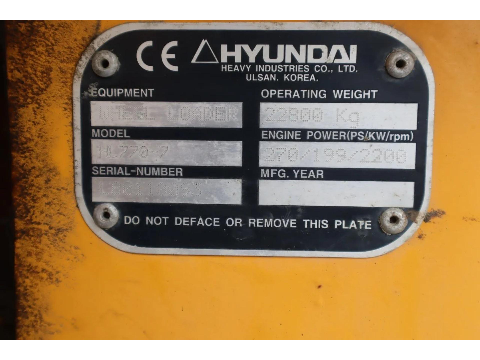Foto 17 van Hyundai HL770-7 | BUCKET |
