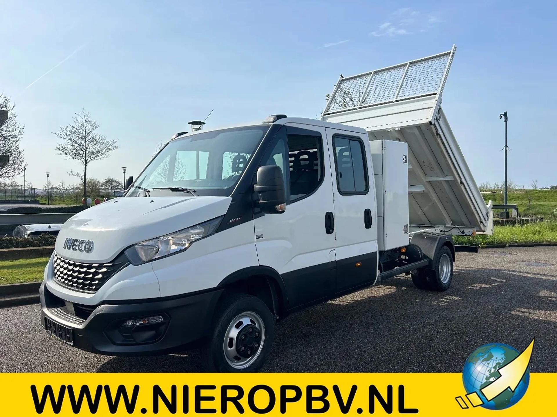 Foto 1 van Iveco Daily 35C16 Dubbelcabine 5+1 Pers Kipper Airco Trekhaak 63.000KM