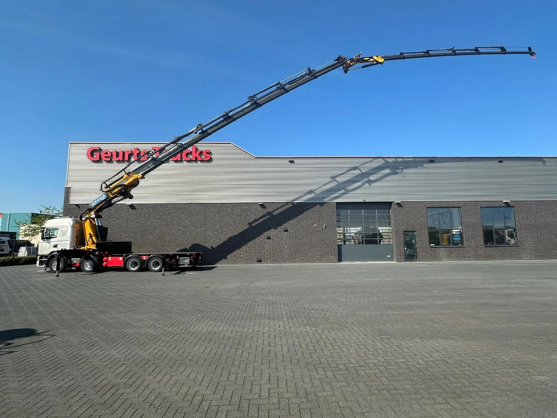 Foto 1 van Scania G450 8X4 + EFFER 1255/8S + JIB 6S HD KRAAN/KRAN/CRANE/GRUA