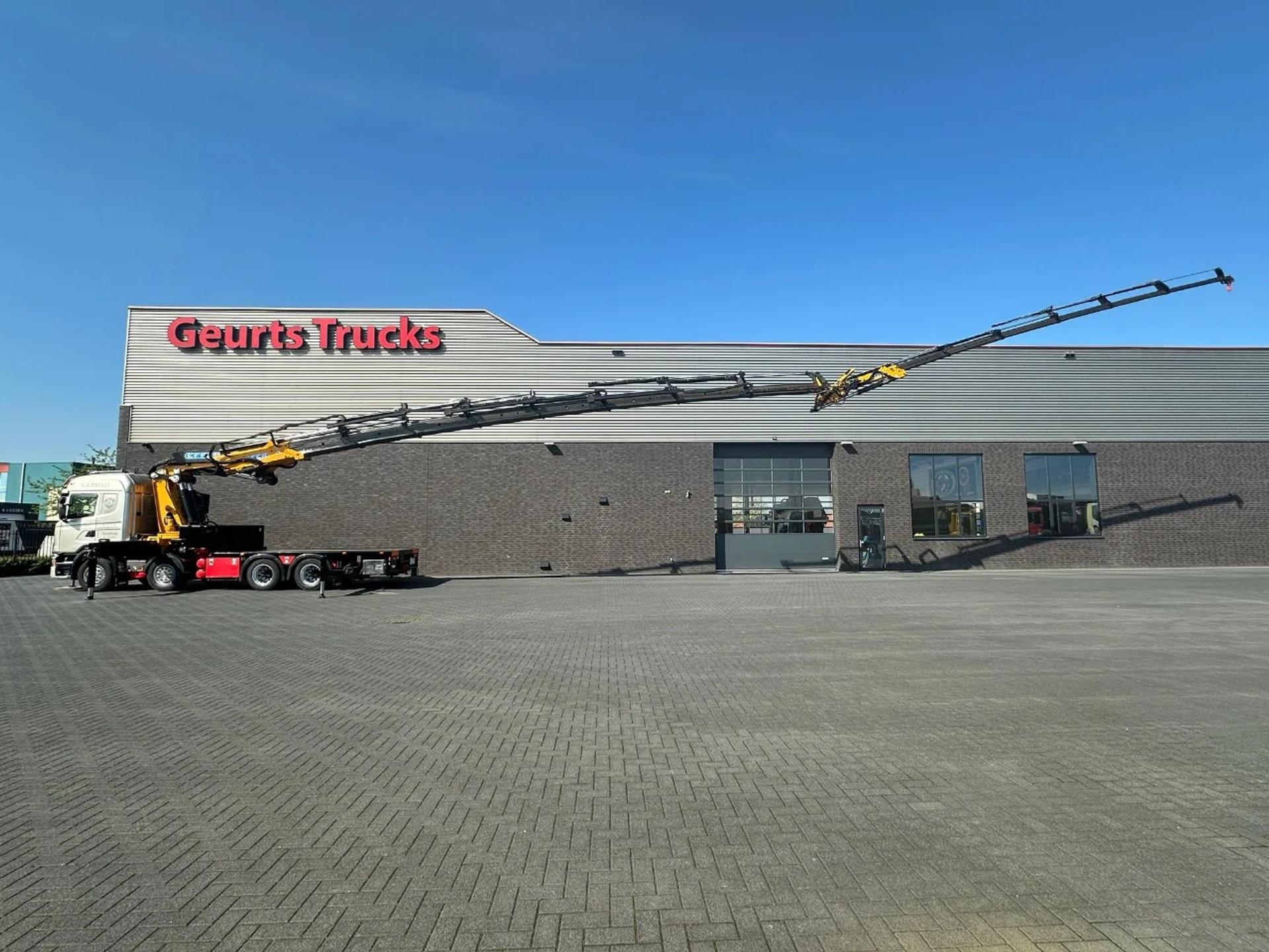 Foto 4 van Scania G450 8X4 + EFFER 1255/8S + JIB 6S HD KRAAN/KRAN/CRANE/GRUA