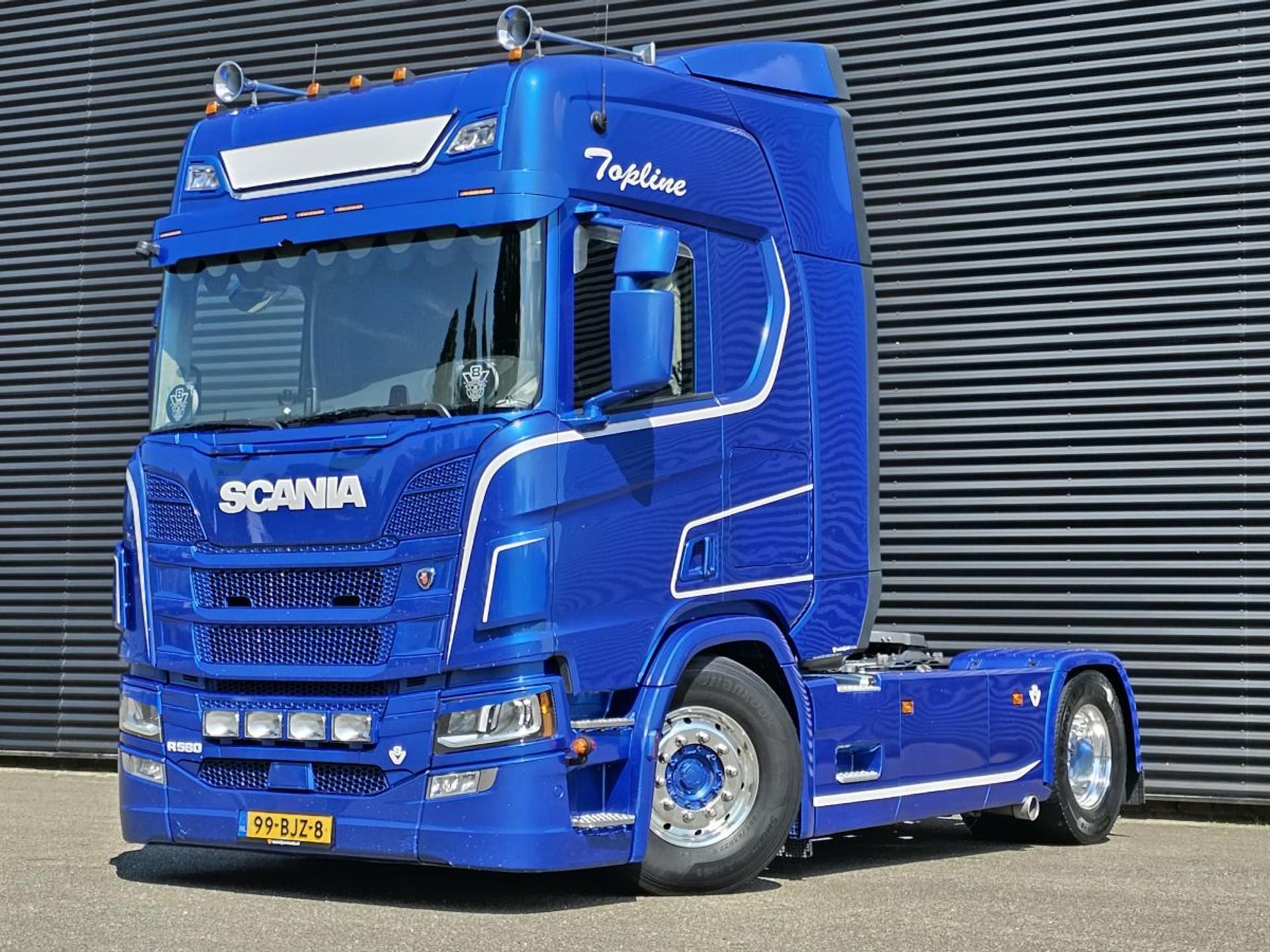Foto 1 van Scania R580 V8 / MANUAL / RETARDER / HYDRAULIC / SPECIAL INTERIOR