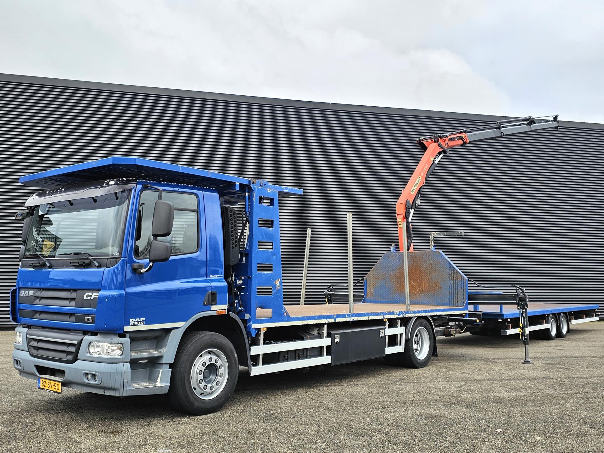 Foto 1 van DAF CF 75.310 / PALFINGER CRANE + TRAILER