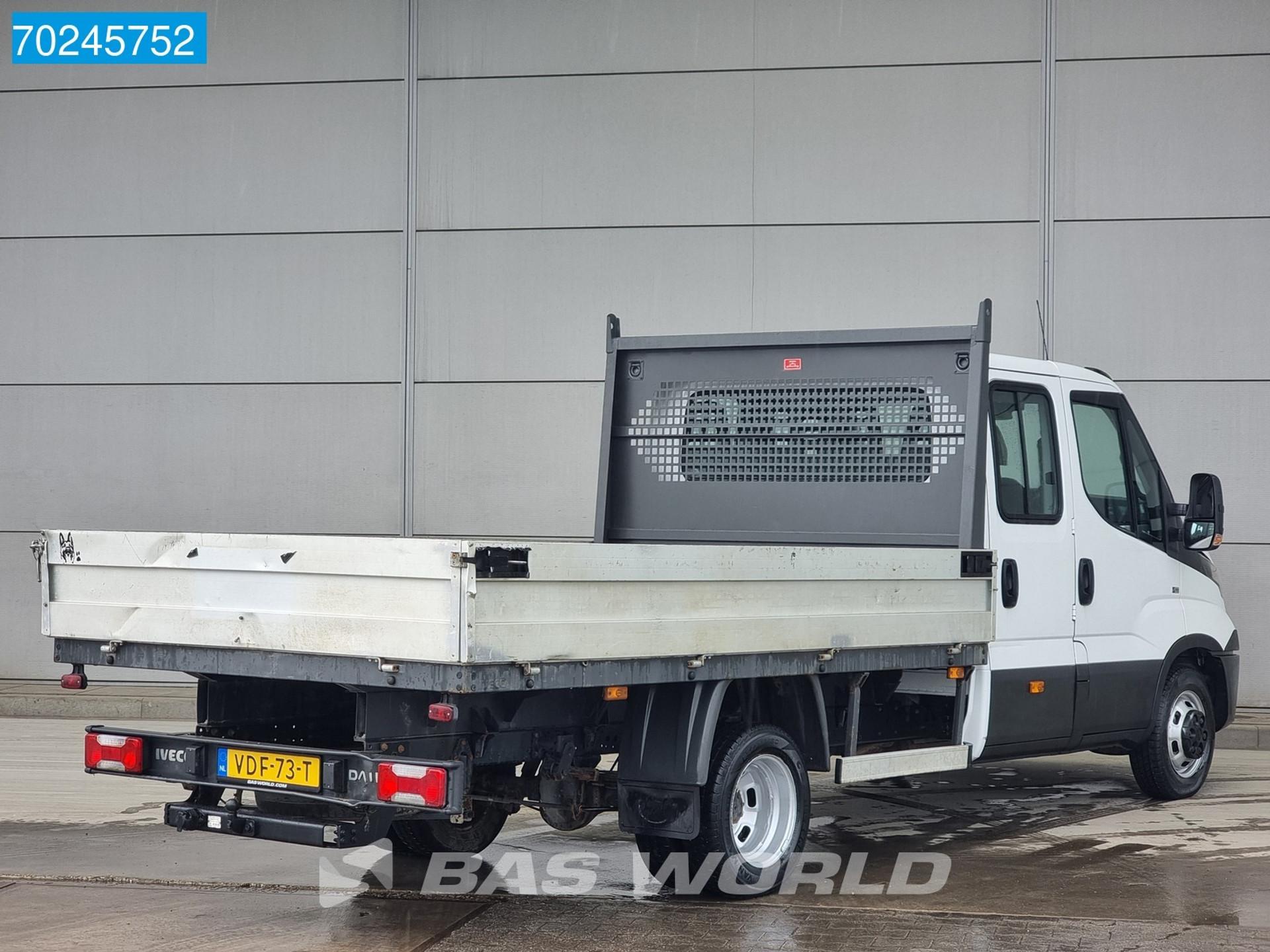 Foto 5 van Iveco Daily 35C12 Dubbel Cabine Dubbel Lucht Open laadbak 3.5t Trekhaak Airco Euro6 Pritsche Pickup Airco Dubbel cabine Trekhaak
