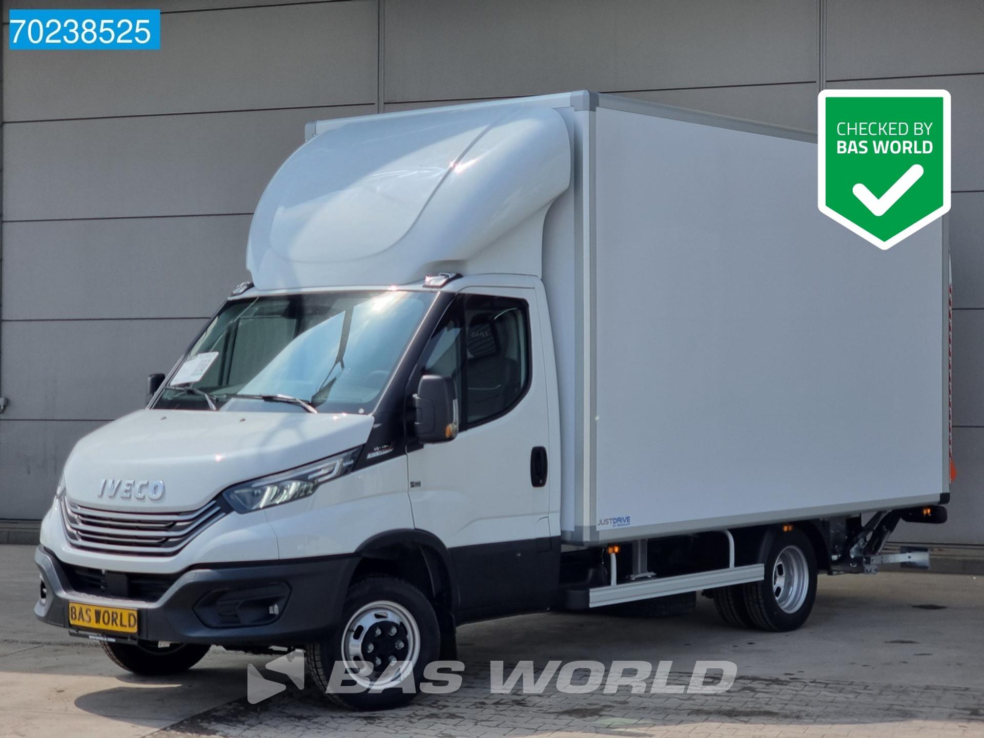 Foto 1 van Iveco Daily 40C18 Automaat Dhollandia laadklep Lat om lat Zijdeur Luchtvering Navi ACC Bakwagen Meubelbak Koffer 20m3 Airco