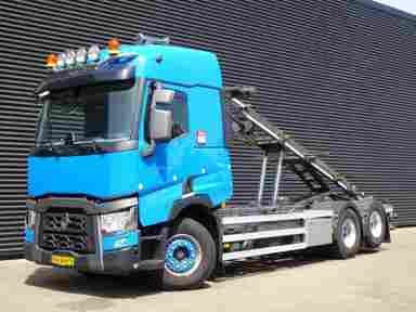 Renault T460 / 6X2 / NCH 24T CABLE / EURO 6 / CONTAINER SYSTEM