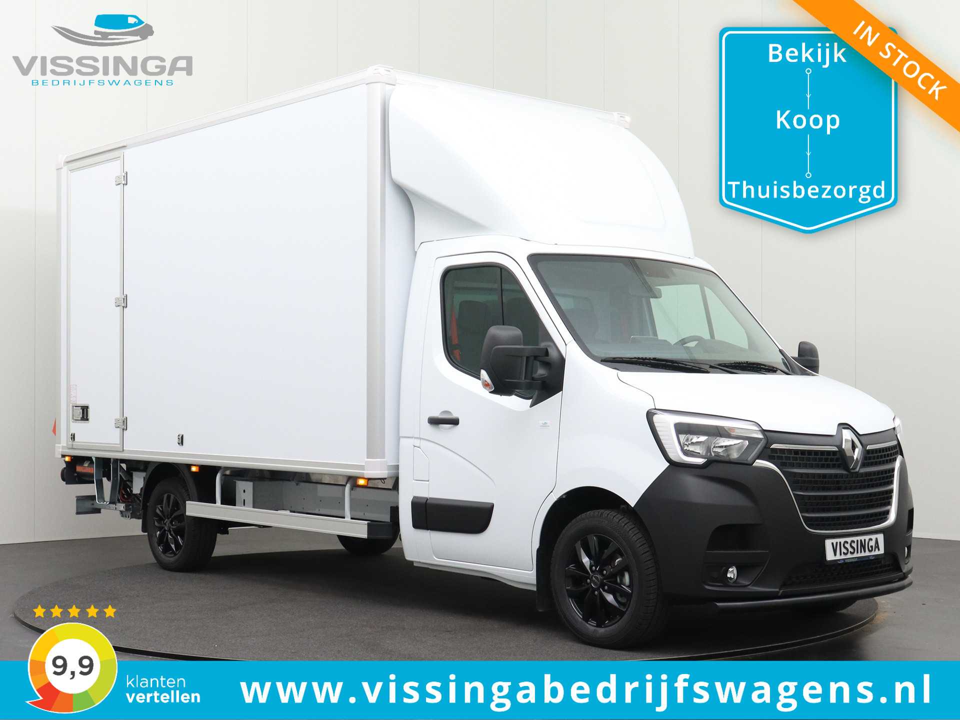 Renault Master Bakwagen + Laadklep 1000 kg Vissinga Special