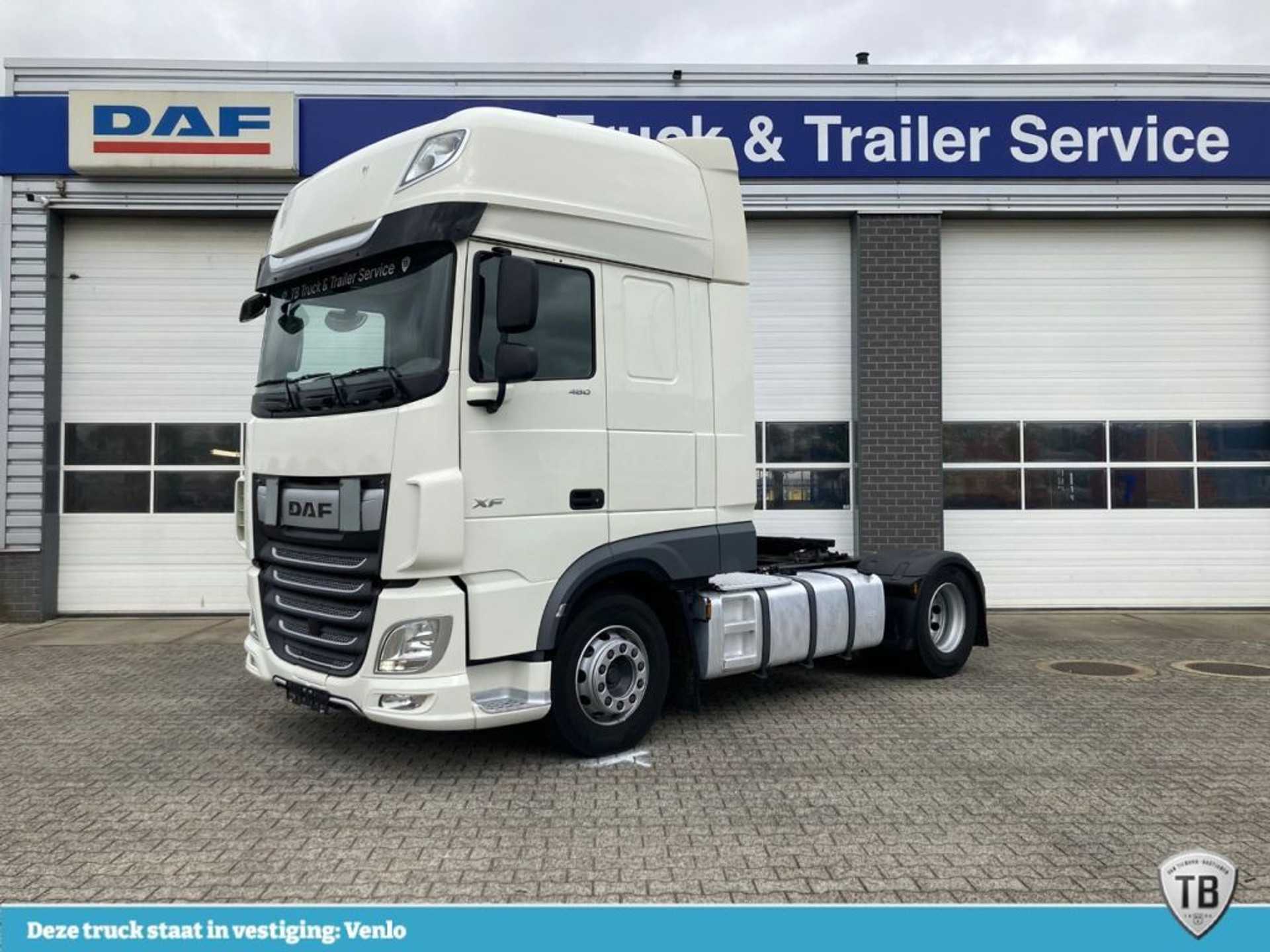 DAF XF 480 FT Super Space Cab Spoilers Intarder Air susp. cabin Truckphone