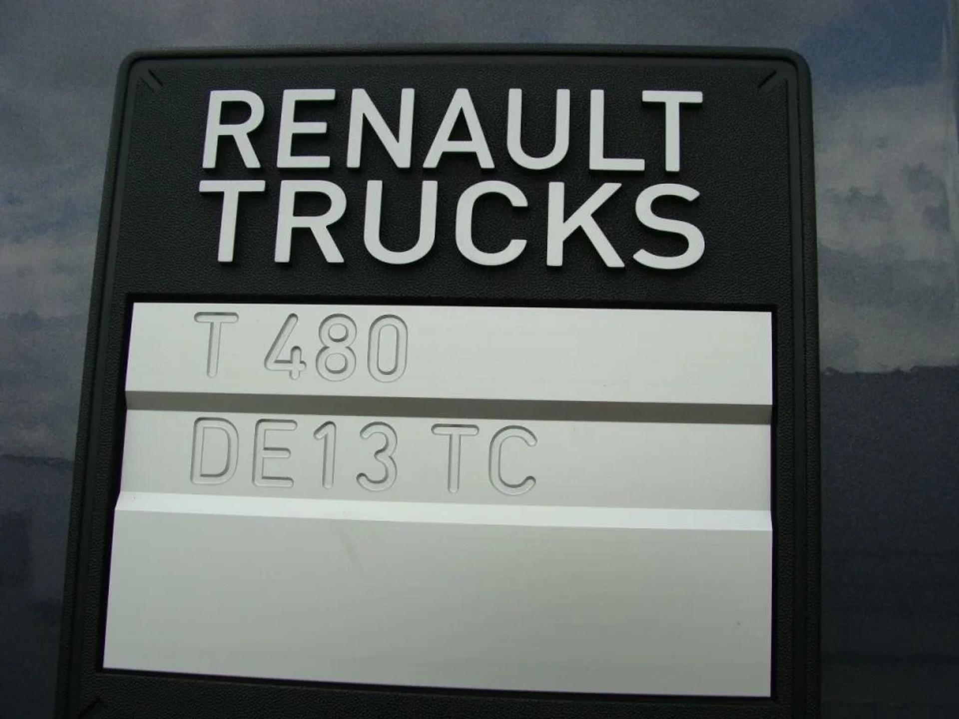 Foto 10 van Renault T 480 6X2 13 LITER TURBO COMPOUND - PUSHER + PTO - EURO 6 - 95-BTT-6