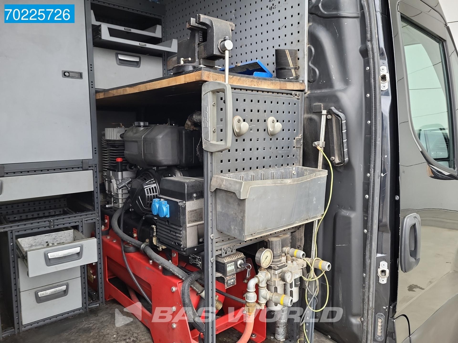 Foto 5 van Iveco Daily 50C15 Werkplaats Caterpillar serviceauto Agregaat Ölservice Wagen 16m3 Airco Cruise control