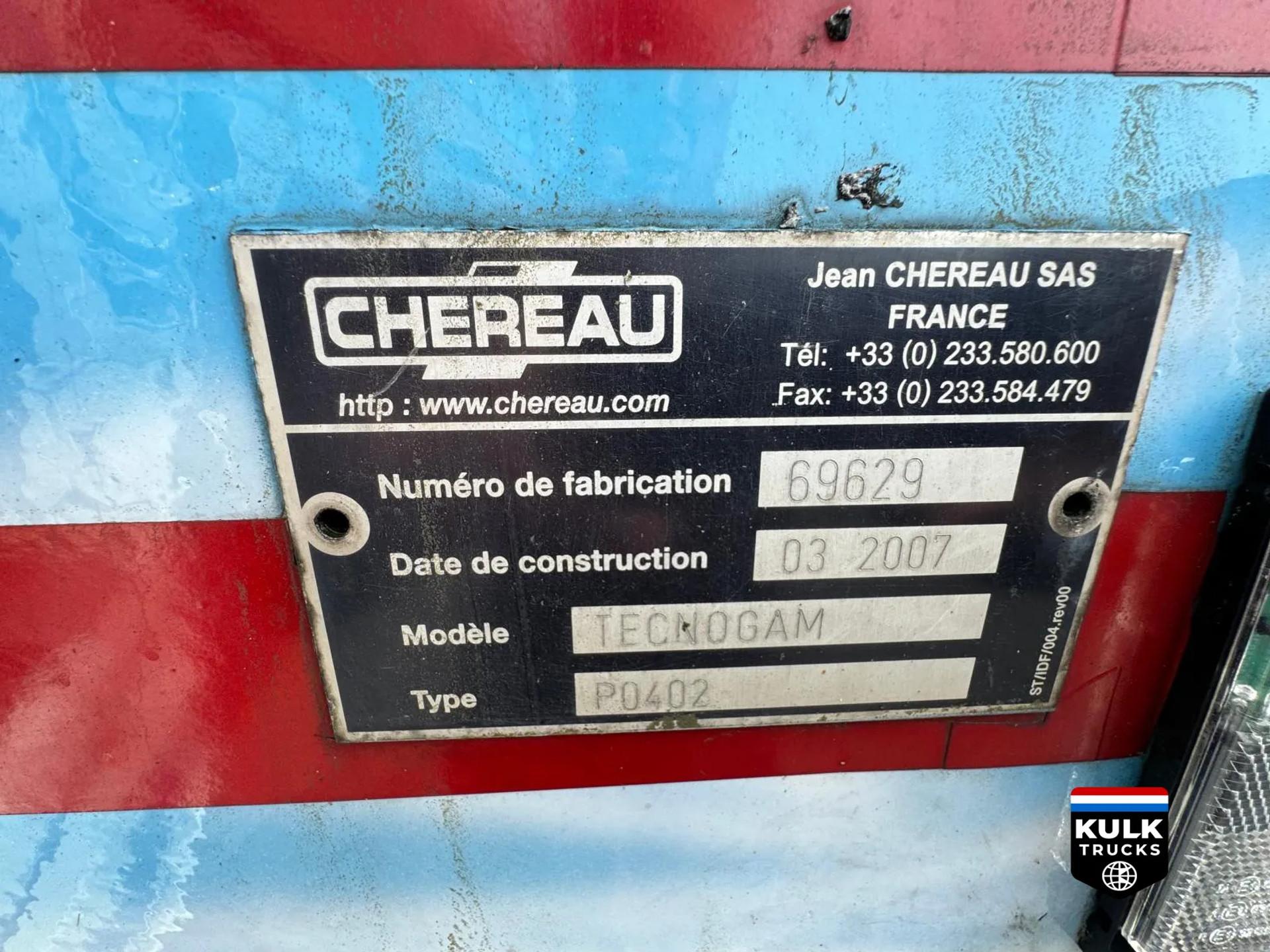 Foto 11 van Chereau PACTON Z3-002 / THERMOKING SPECTRUM 250 SAF DISKBRAKE / LIFT AXLE / DHOLLANDIA 2500KG