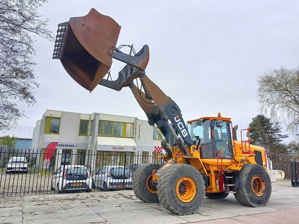 JCB 457 ZX shovel wiellader lader loader airco 26 ton