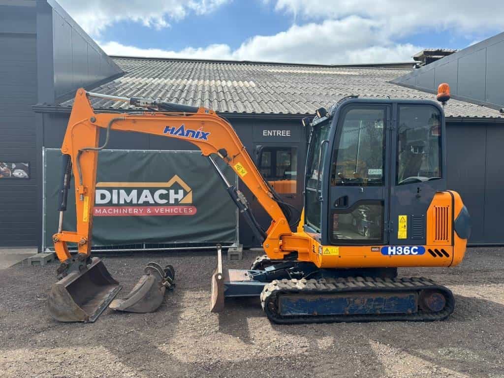 Hanix H 36 C CW05 3 bakken TOP! 3500KG