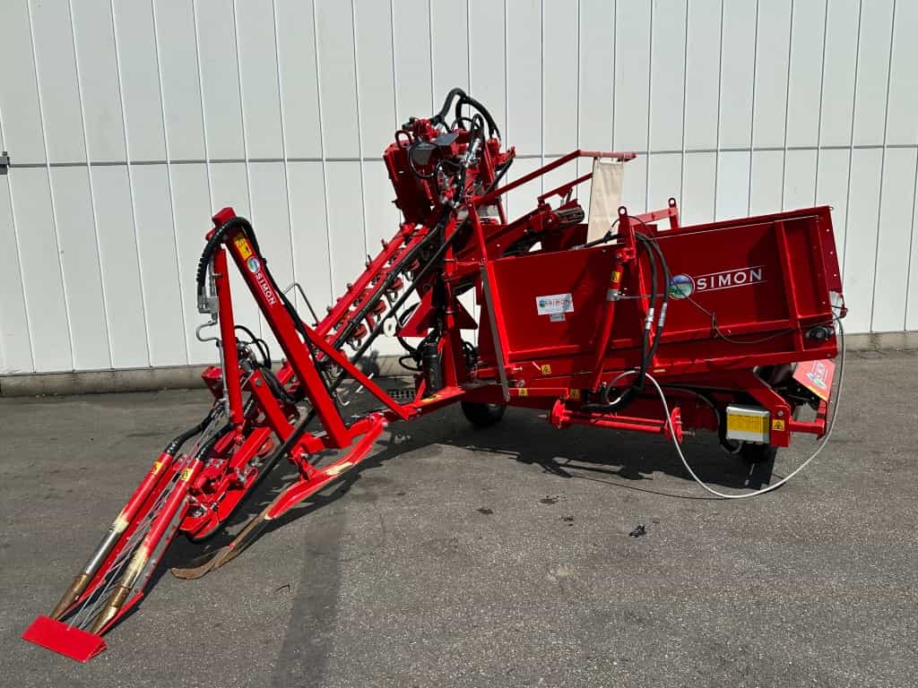 Simon S3B wortelrooier tractor gemonteerd, enkelrijig met trechter
