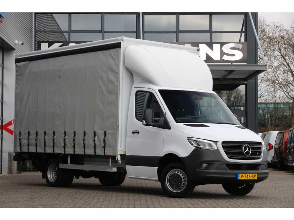 Mercedes-Benz Sprinter 516 CDI | Aut. | Zeilenwagen | 440x213x232 | Laadklep | Clima..