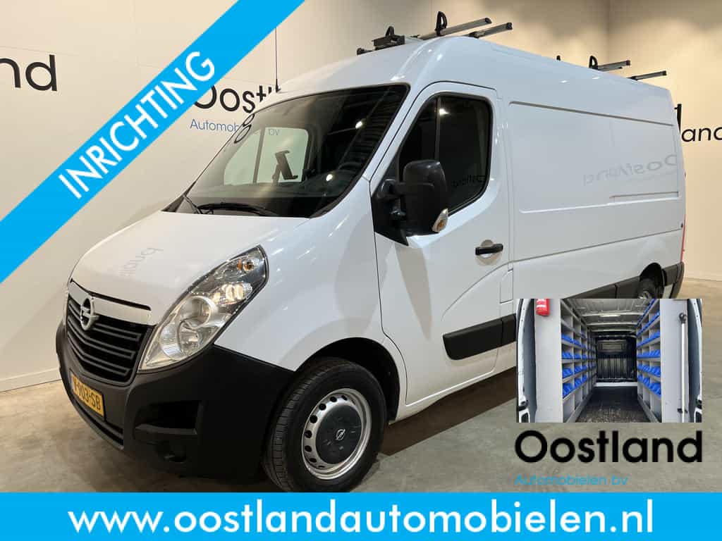 Opel Movano 2.3 CDTI BiTurbo L2H2 146 PK Servicebus / Inrichting / Euro 6 / Ladderlift / Airco / Cruise Control / Trekhaak / PDC / 3-Zits