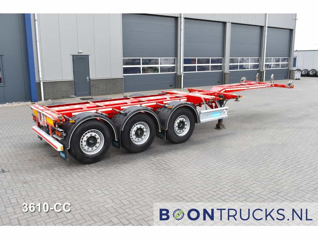 D-Tec FLEXITRAILER | 2x20-30-40-45ft HC * 2x LIFT AXLE * 2x EXTENDABLE * DISC BRAKES
