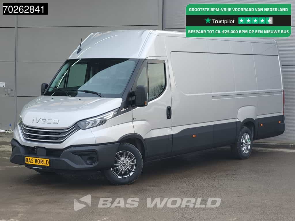 Iveco Daily 35S21 3.0L Automaat 210PK L3H2 2025-Model 3,5t Trekvermogen ACC LED CarPlay Camera Parkeersensoren Velgen 16m3 Euro6 L4H2 16m3 Airco