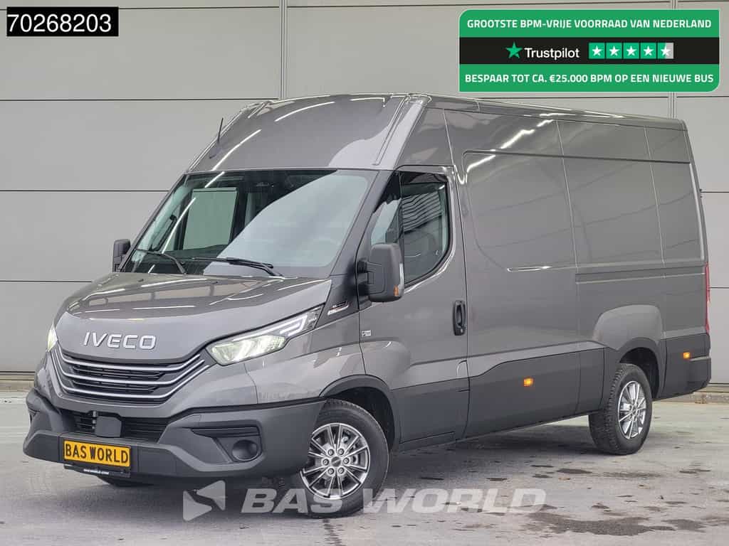 Iveco Daily 35S21 Automaat 2025 model L2H2 Trekhaak Tacho ACC LED CarPlay Velgen Camera 12m3 Airco Trekhaak