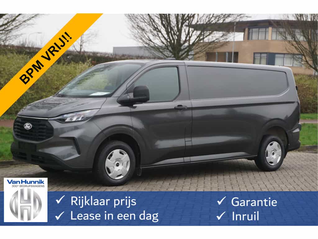 Ford Transit Custom 300L 136PK Trend BPM VRIJ!! 13" Sync Navi, Adap. Cruise, Cam, LED, Trekhaak!! NR. 265