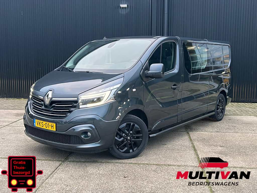 Renault Trafic 2.0 dCi 145pk EDC L2H1 DC Luxe | MARGE | Navigatie | LED | Velgen | Sidebars | Automaat | Dubbel cabine |