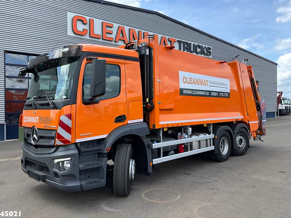 Mercedes-Benz Actros 2533 Euro 6 Zoeller 24m³ + Welvaarts weighing system