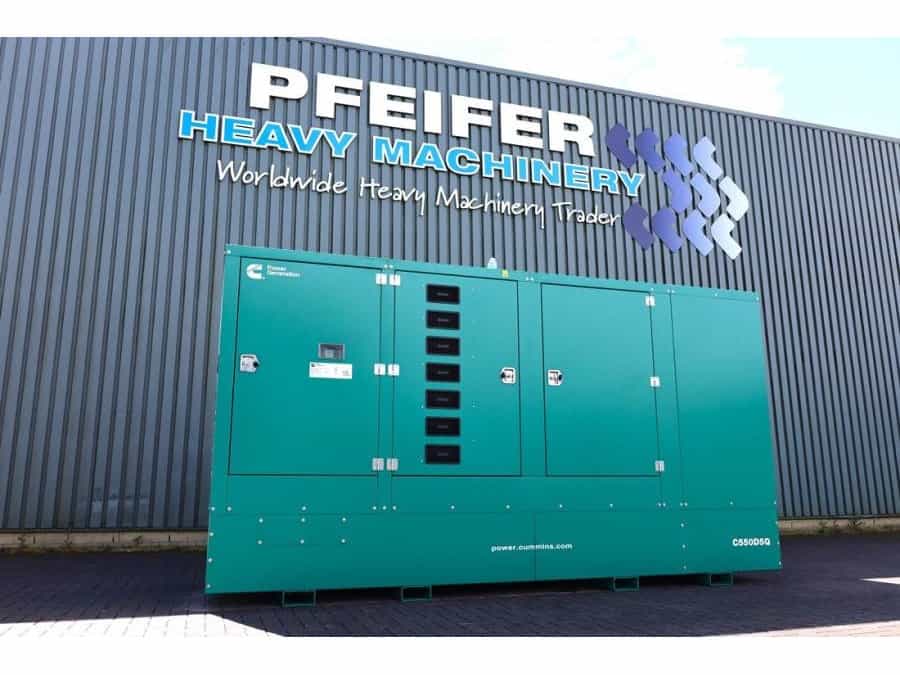 Cummins C550D5Q Declaration of Conformity, Diesel, 550kVA,