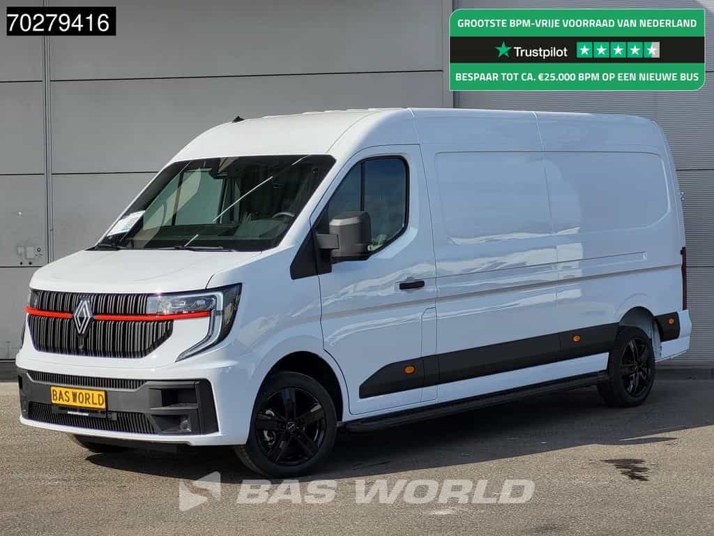 Renault Master 130PK Special Edition 2025 Model! L3H2 Camera Carplay LED Airco Cruise Parkeersensoren L3 12m3 Airco Cruise control