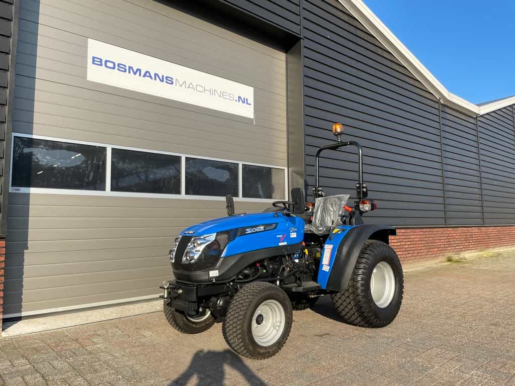 Solis 20 4WD (18.5 PK mitsubishi) minitractor NIEUW gazonbanden