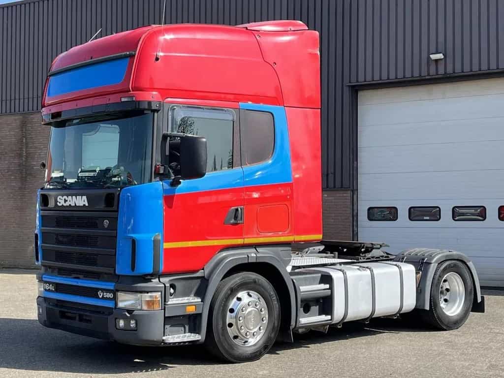 Scania R164-580 V8 / Manual / Retarder / Airco / 4x2 / Topline / PTO HT1019