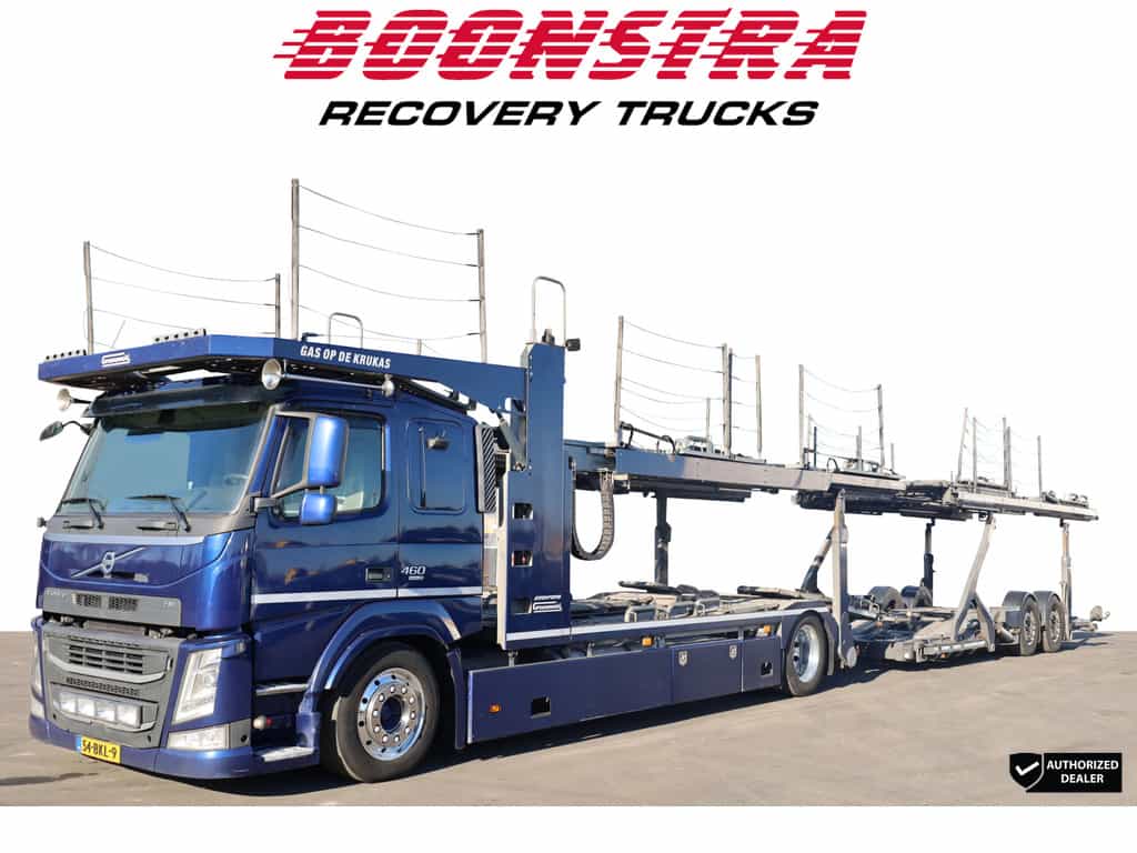 Volvo FM 460 Groenewold Classic + X152 3x 2018!! Clima Standairco Winde Xenon EURO 6 Autotransporter