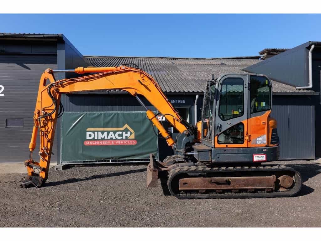 Doosan DX 80 R mono airco CW10 hydraulic qh