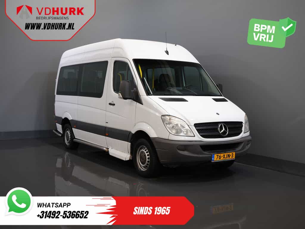 Mercedes-Benz Sprinter 313 2.2 CDI L2H2 €9.922 Incl. BTW BPM VRIJ! EXPORT Combi/ 9 Persoons/ Kombi/ 9P/ Airco/ Rolstoellift
