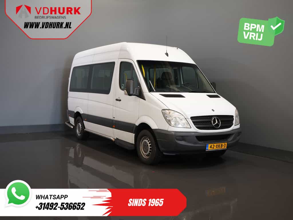 Mercedes-Benz Sprinter 313 2.2 CDI L2H2 €9.680 Incl. BTW BPM VRIJ! EXPORT Combi/ 9 Persoons/ Kombi/ 9P/ Airco/ Rolstoellift