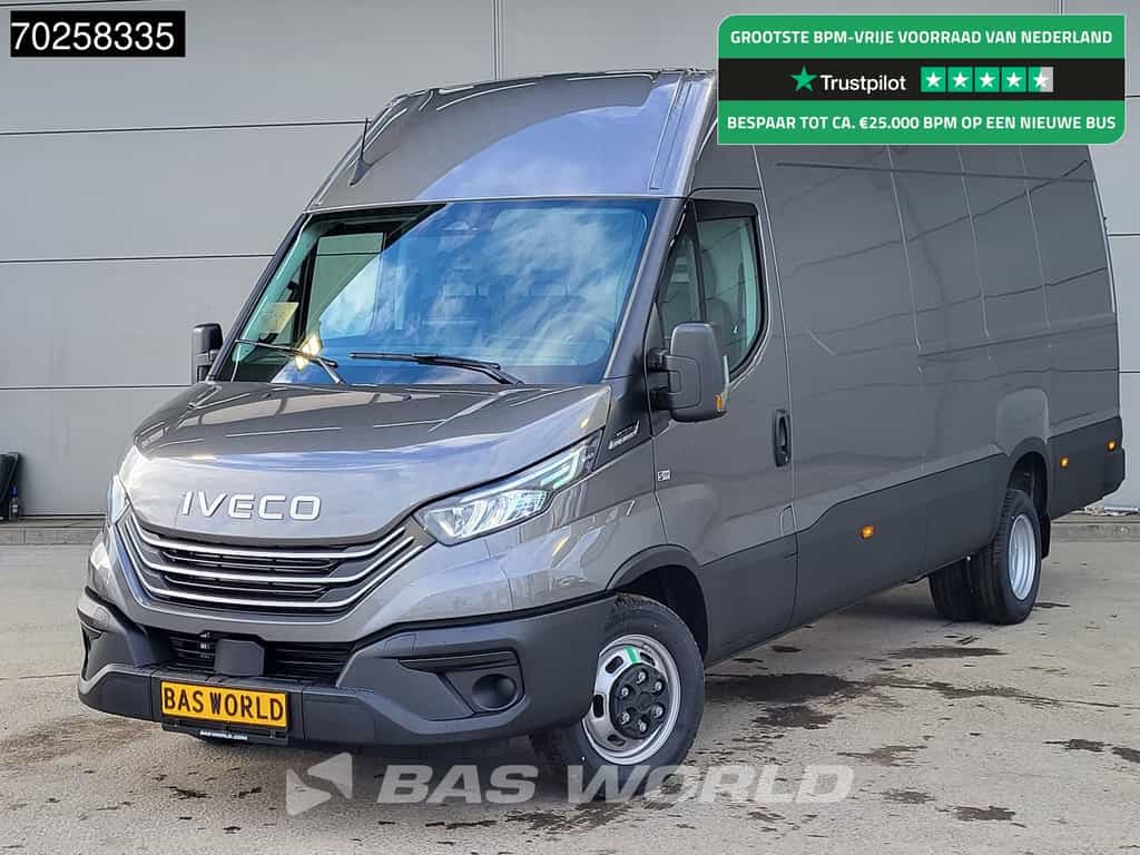 Iveco Daily 35C21 3.0L Automaat 210PK L3H2 2025-Model Dubbellucht 3,5t Trekvermogen ACC LED CarPlay Camera Parkeersensoren Velgen 16m3 Euro6 L4H2 16m3 Airco