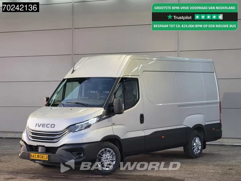 Iveco Daily 35S21 3.0L Automaat L2H2 210PK 2025-Model 3,5t Trekgewicht ACC LED Navi LM-Velgen Camera Euro6 L2 12m3 Airco