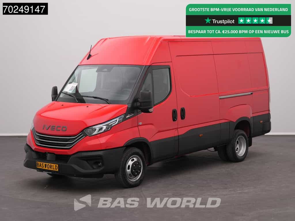 Iveco Daily 35C21 3.0L Automaat 2x Schuifdeur 210PK L2H2 Dubbellucht 2025-Model 3,5t Trekhaak ACC LED Navi Camera Parkeersensoren Euro6 L3 12m3 Airco Trekhaak