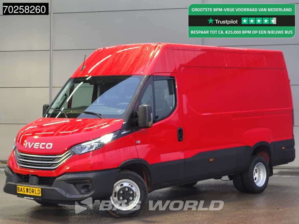 Iveco Daily 35C21 3.0L Automaat 210PK L2H2 2025-Model Dubbellucht 3,5t Trekvermogen ACC LED CarPlay Camera Parkeersensoren Euro6 L2 12m3 Airco