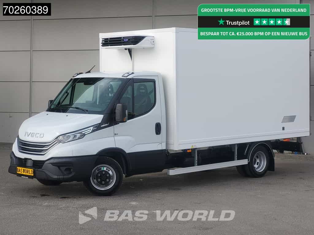 Iveco Daily 35C21 3.0L Koelwagen Vries Carrier Xarios 350 230V stekker CarPlay Airco ACC Koel Koeler Vriezer Vrieswagen Kühler Bakwagen Kühlwagen Kühlkoffer Vries Frigo Bakwagen 17m3 Airco