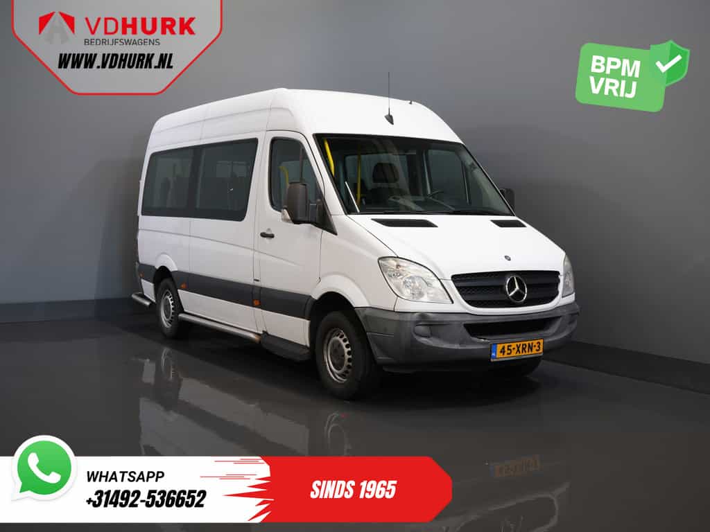 Mercedes-Benz Sprinter 313 2.2 CDI L2H2 €10.648,= Incl. BTW BPM VRIJ! EXPORT Combi/ 9 Persoons/ Kombi/ 9P/ Airco/ Rolstoellift