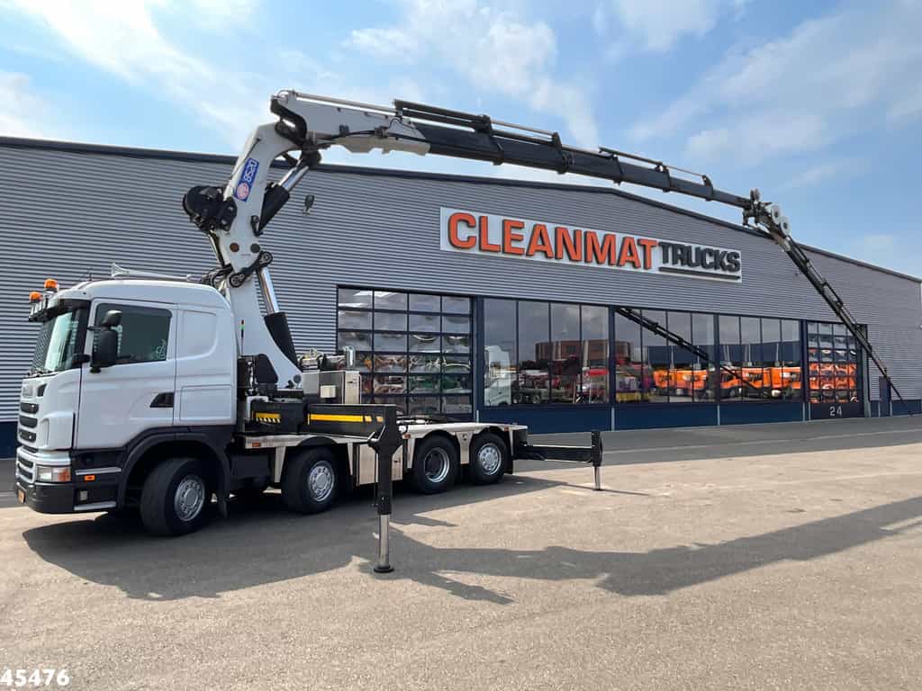 Scania G 480 HMF 85 Tonmeter laadkraan + Fly-Jib